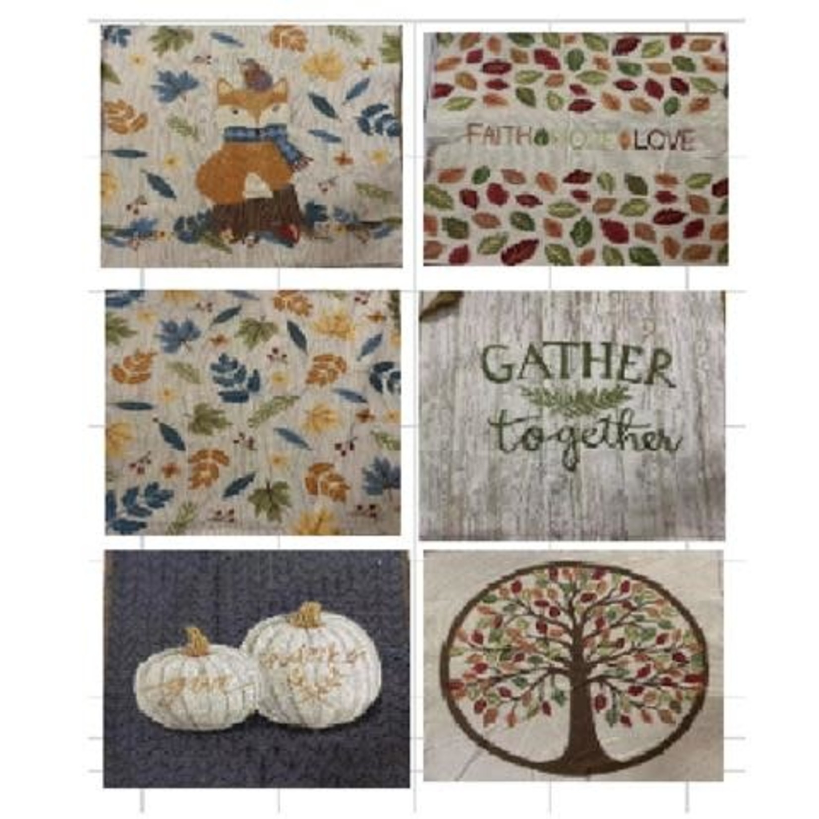 ASSORTED AUTUMN PRINT CUSHIONS (COMES WITH INSERT)