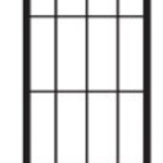 60" x18" Tubular Arch Trellis