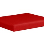 CR Plastics CRP DSC03 Premium Sunbrella Large Ottoman Cushion - Jockey Red
