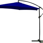 10' Deluxe Offset Umbrella - Navy (Lapis) (Alum)