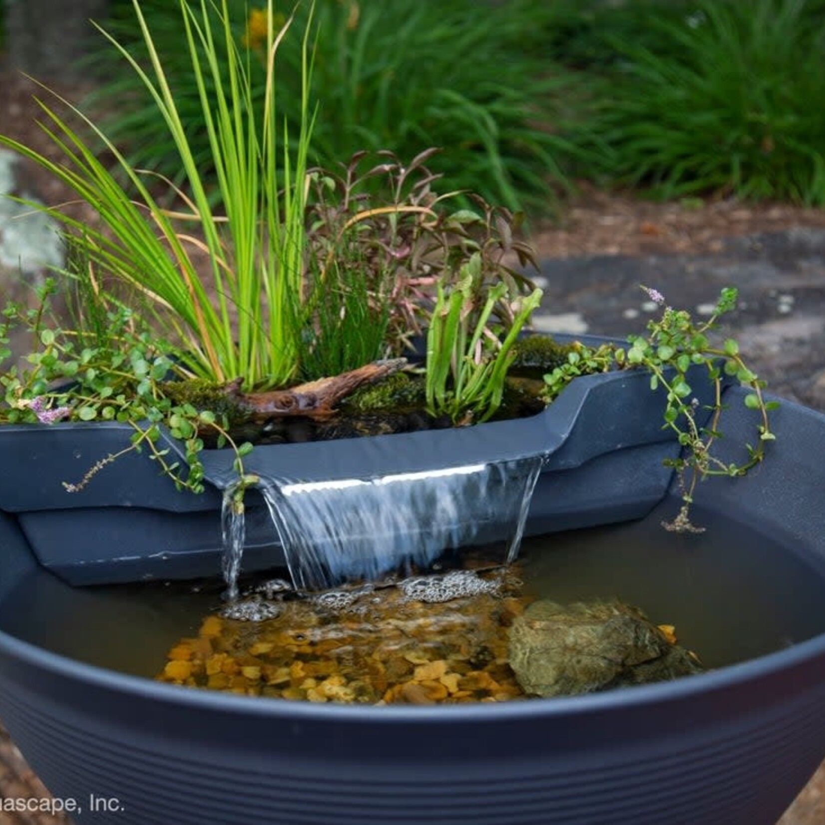 Aquascape Aquagarden Mini Pond Kit- Steel Gray