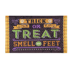 Trick or Treat Smell My Feet Embossed Floor Mat