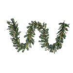 Savannah Pine Garland w/lights 9' x 14"