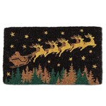 Midnight Reindeer Doormat 18x30"L