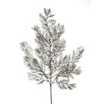 30" Glitter Metallic Juniper Spray - Platinum