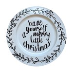 Enamel Plate-Merry Christmas