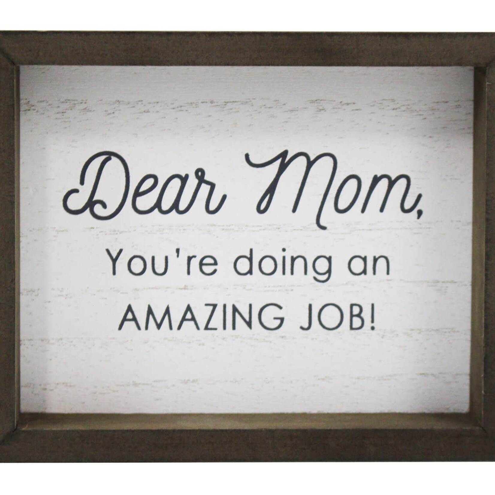 White MDF Artbox- Dear Mom...