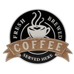 Sign Fresh Brewed Coffee