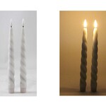 LED Spiral Candle  2pc