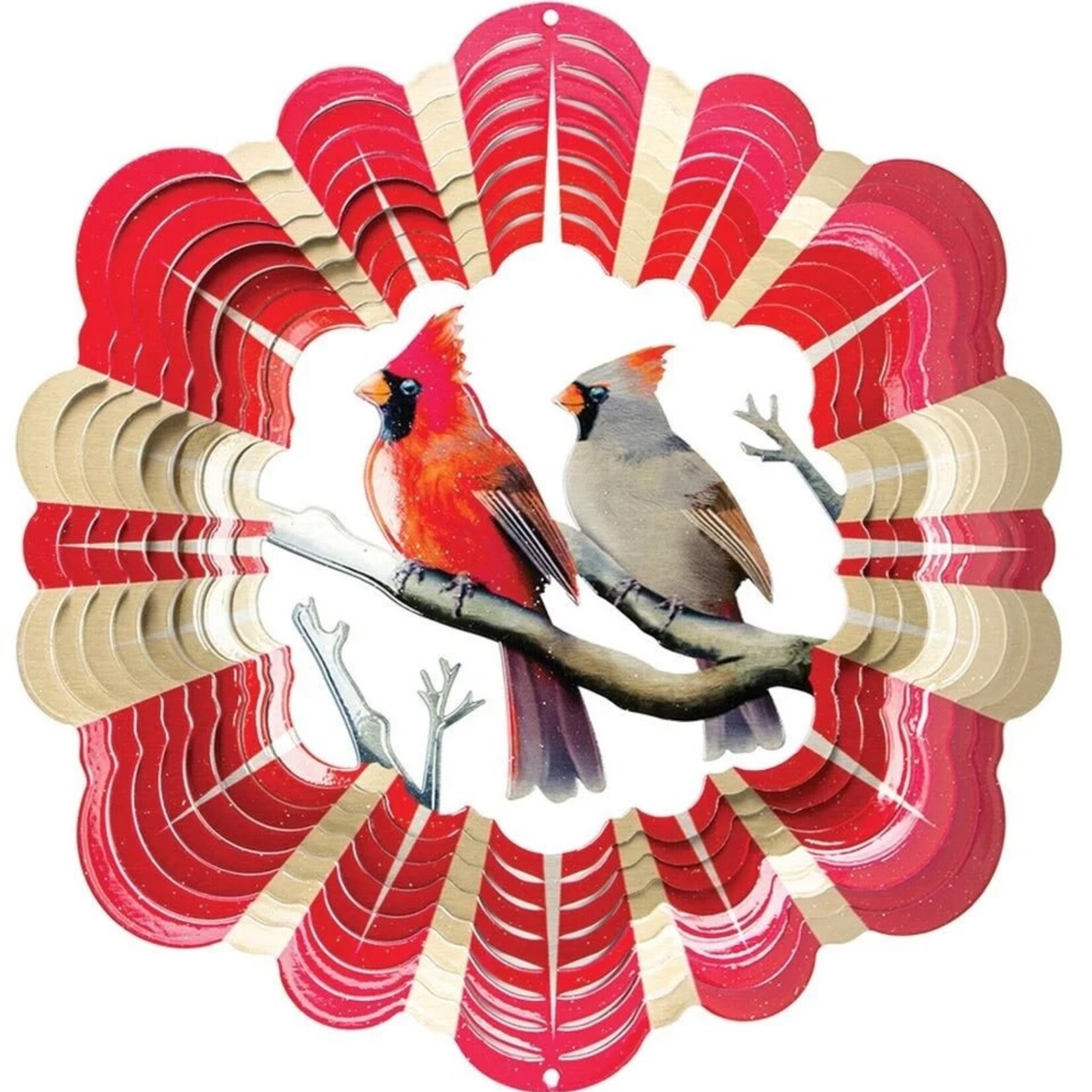LARGE Wind Spinner -Cardinals