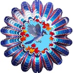 LARGE Wind Spinner - Animated Blue Jay