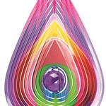 LARGE Wind Spinner - Teardrop Crystal Ball Collection