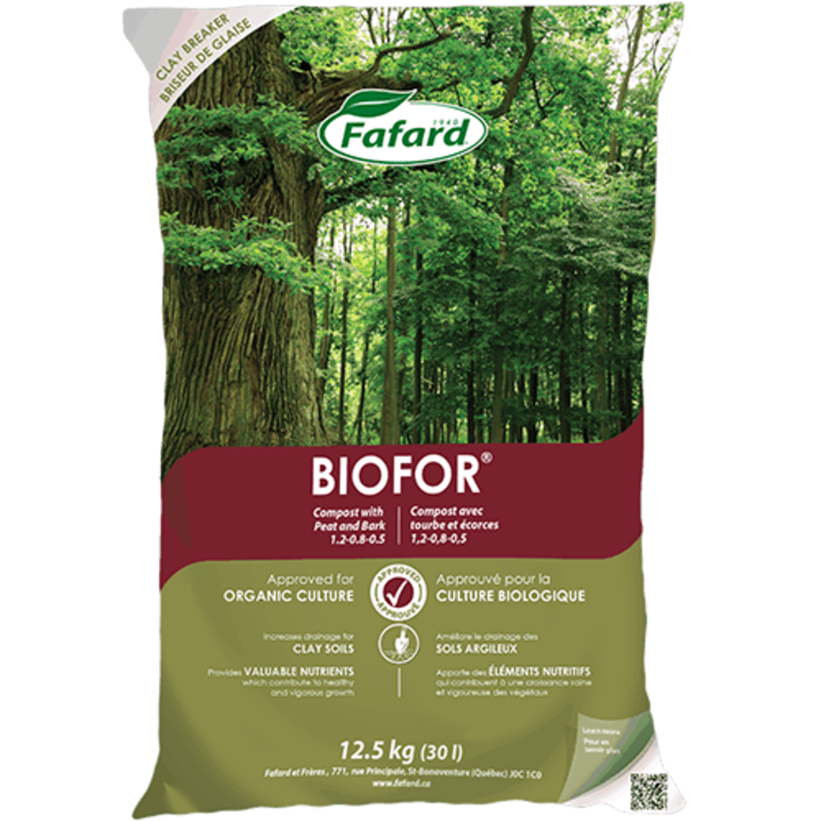 Fafard FA Biofor Clay Breaker  Compost 25L