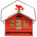 Perky-Pet Squirrel Be Gone Ii-Cntry Style Feeder Red 12Lb