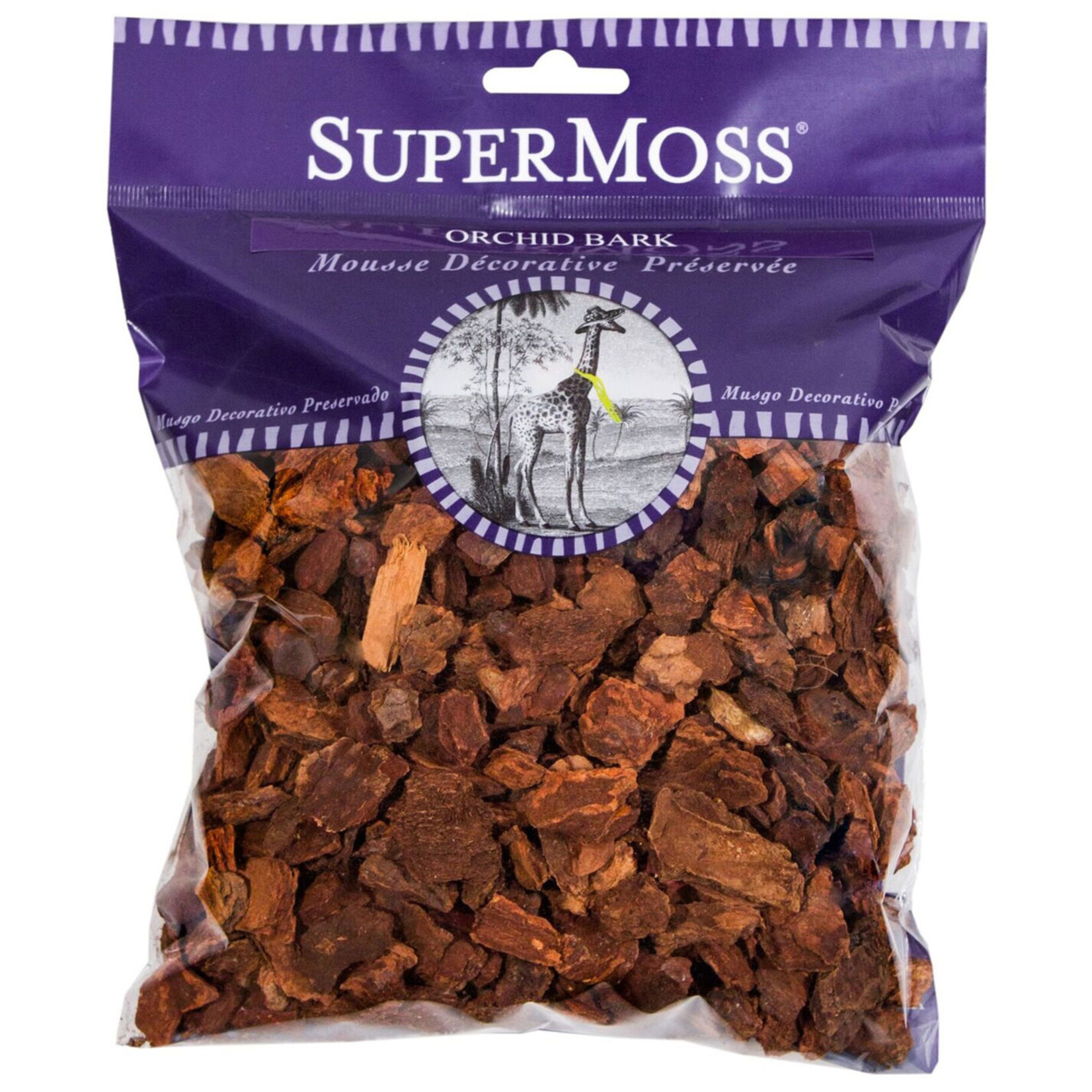 Supermoss Orchid Bark 3'4" Natural 2oz Bag