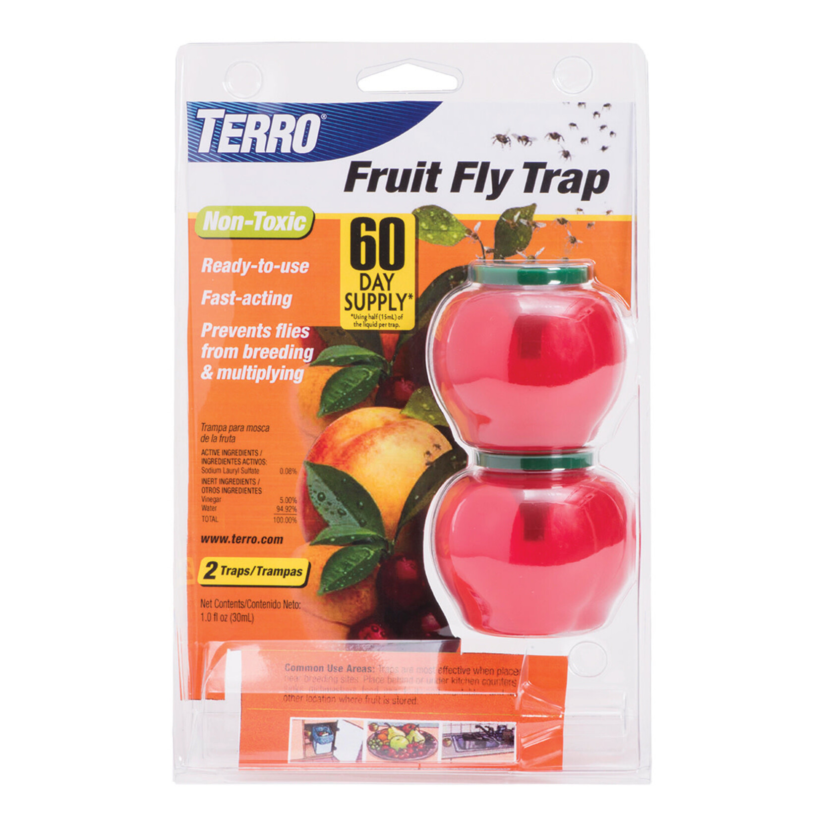 Terro Fruit Fly Trap Twin Pack