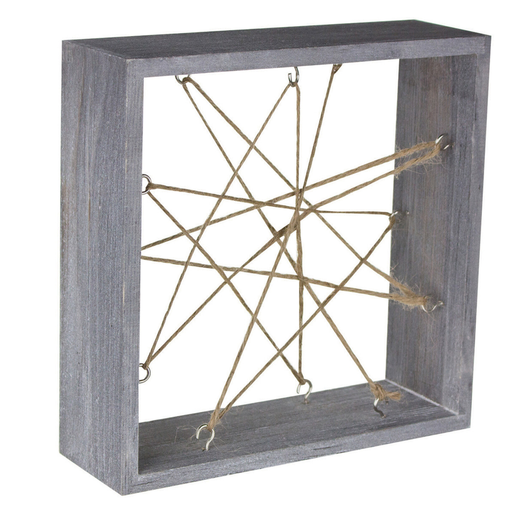 Syndicate 7" Air Plant Wood Frame-Whitewash