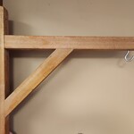 Cedar Wall Bracket for Hanging Baskets