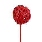 Kambu Balls 8cm - Stemmed Red Gloss - Bulk