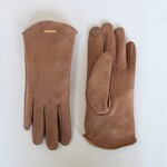 Micro Suede Gloves - Camel