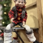 ELF 18" POSABLE RED/BLACK CHEC