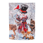 Forest Friends House Suede Flag