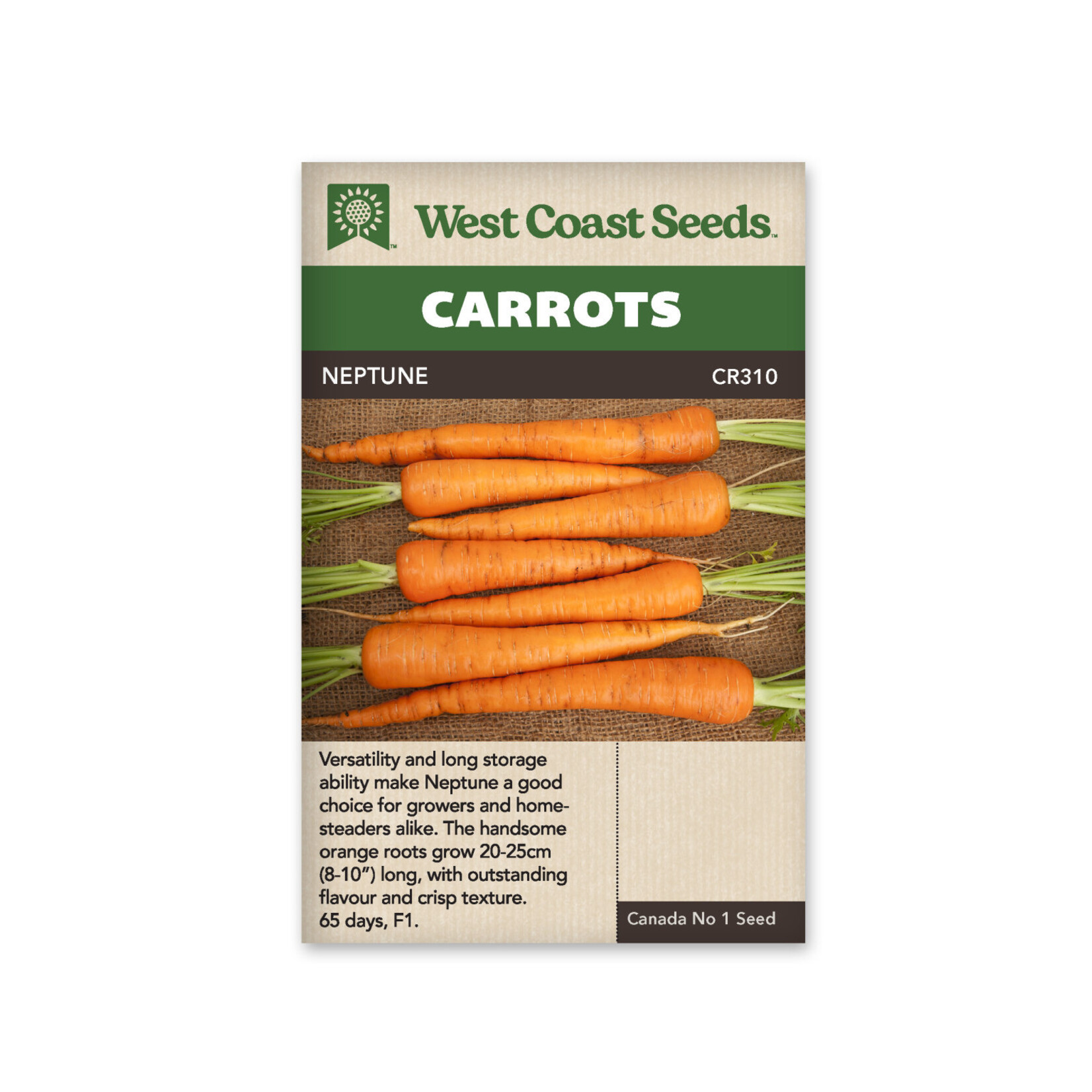 West Coast Seeds Carrots - Neptune F1