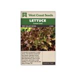 West Coast Seeds Lettuce - Salad Bowl Red