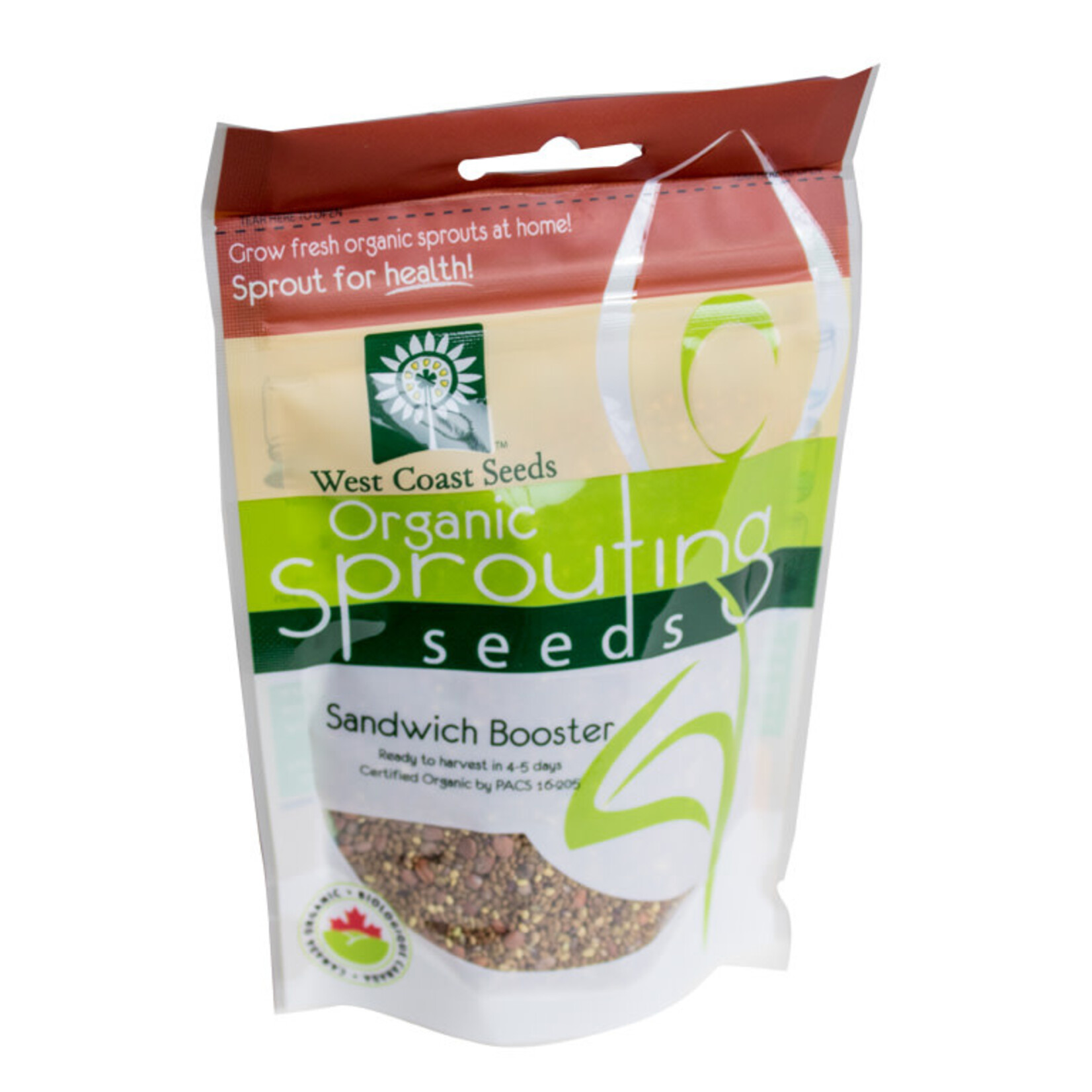 West Coast Seeds Sandwich Booster - Sandwich Booster Certified Organic