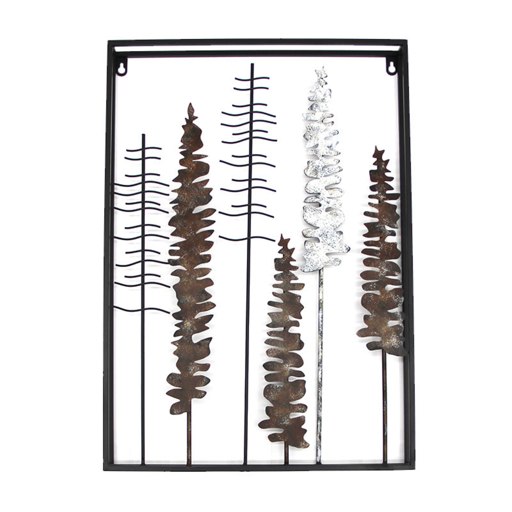 Metal Trees Wall Decor