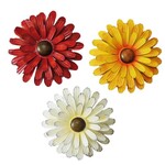 Flowers Wall Decor 3 Assorted