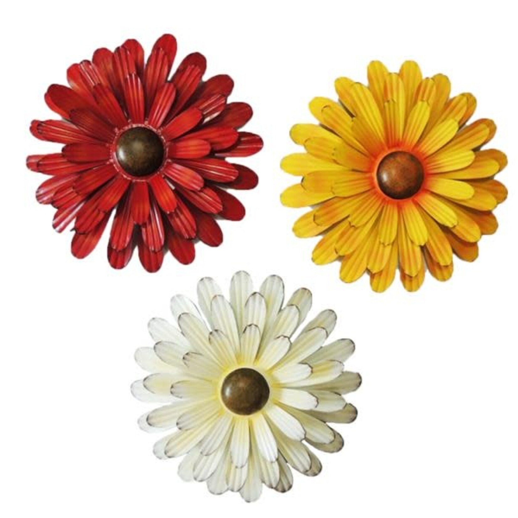 Flowers Wall Decor 3 Assorted