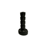 Wooden Black Candle Holder - Small