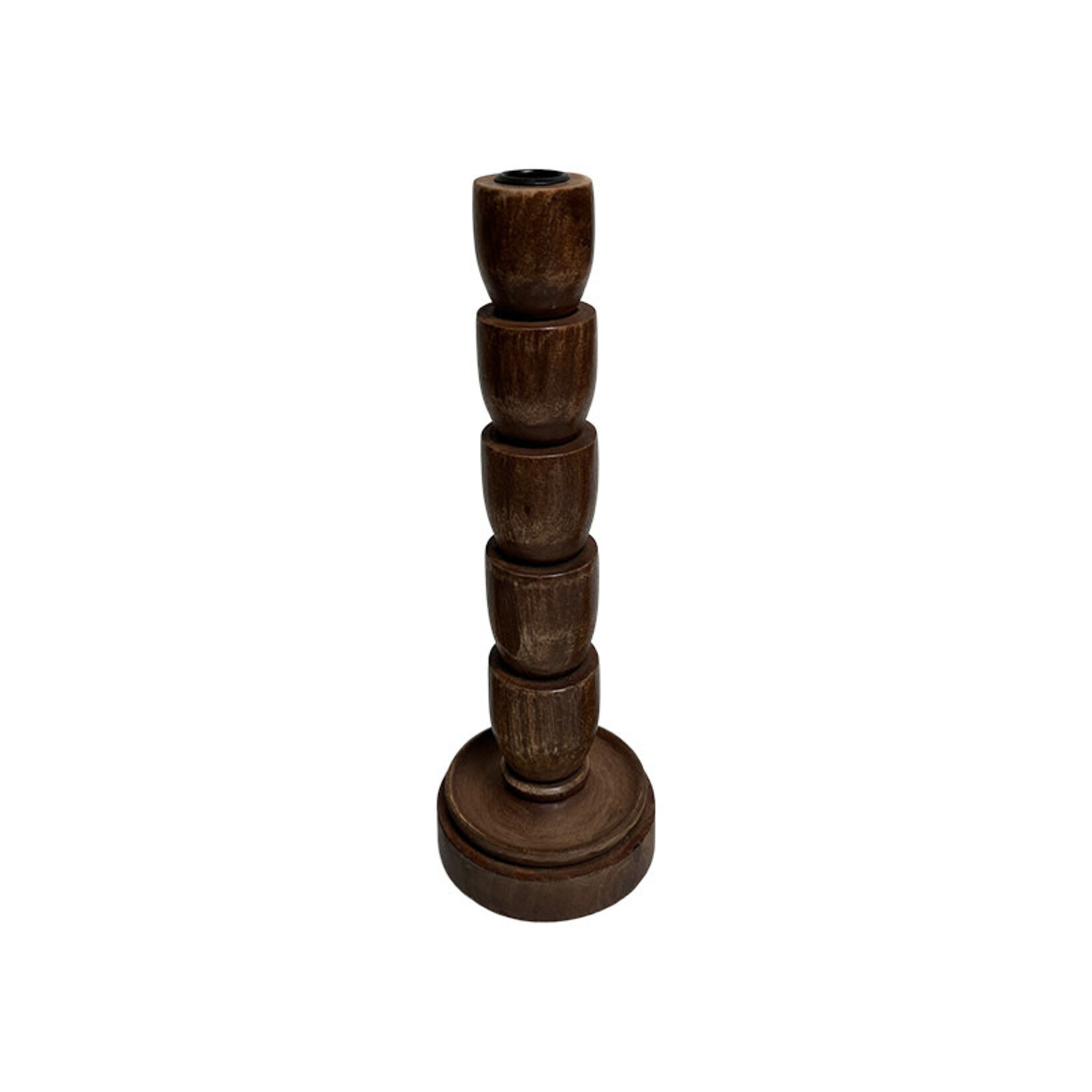 Wooden Candle Holder - Med