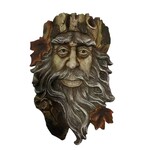 Tree Face Plaque - Brown