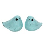 Teal Ceramic Birds - 2 Asst.