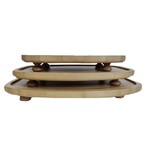Bamboo Tray with feet - Large