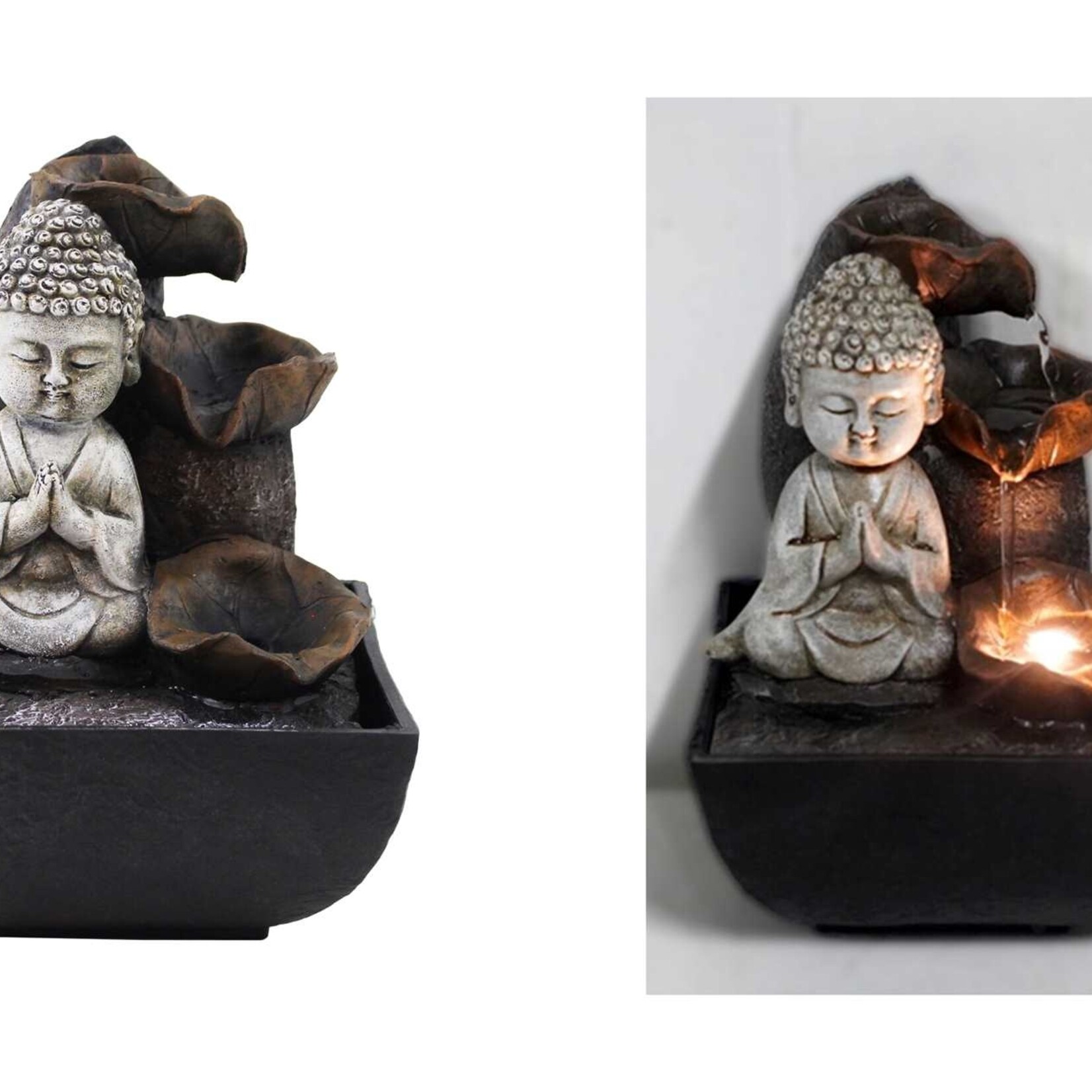 Resin Buddha water Fountain