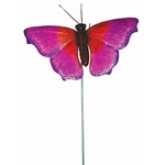 Hot Pink Jewel Tone Butterfly Stake