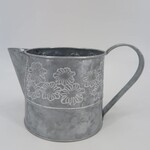 Metal Pot, Daisies Pattern watering can  with liner