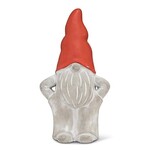 Lg Attitude Gnome w/Red Hat-9"H