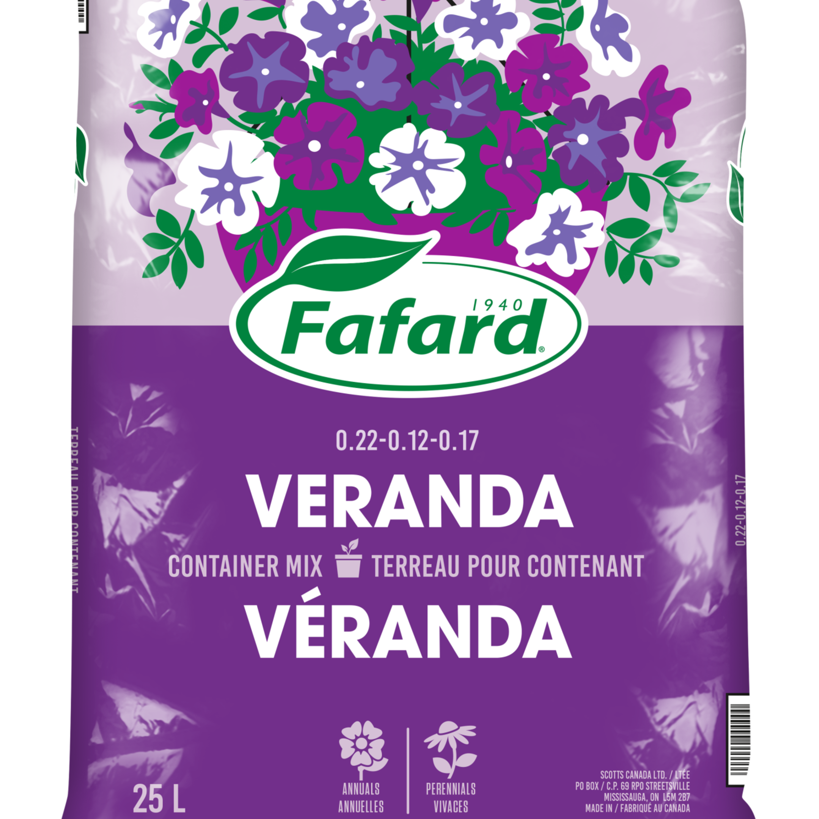 Fafard Veranda Mix Soil 25L-NEW SIZE