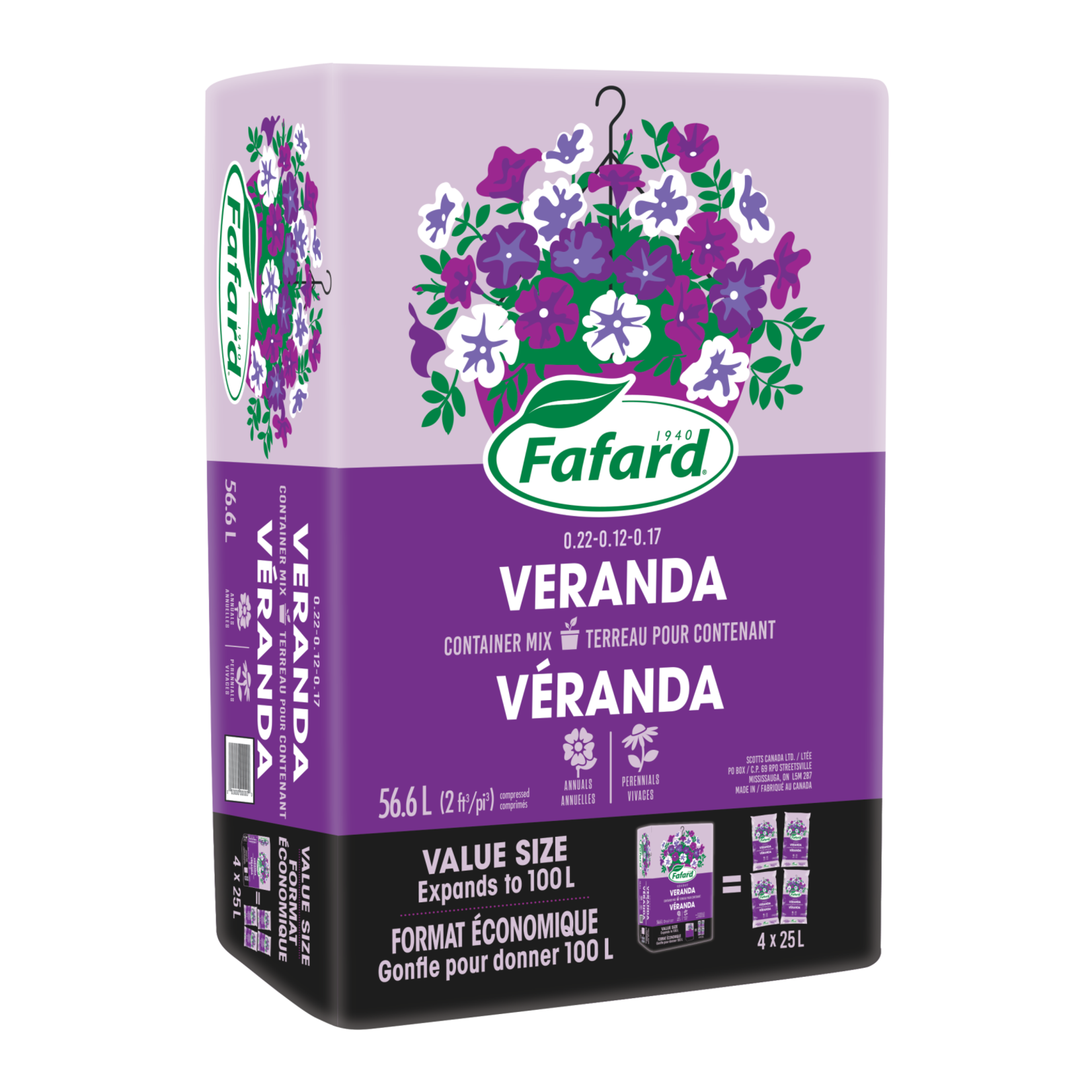 Fafard Veranda Mix Bale 2 CU.FT.- SOLD OUT June 20 2025