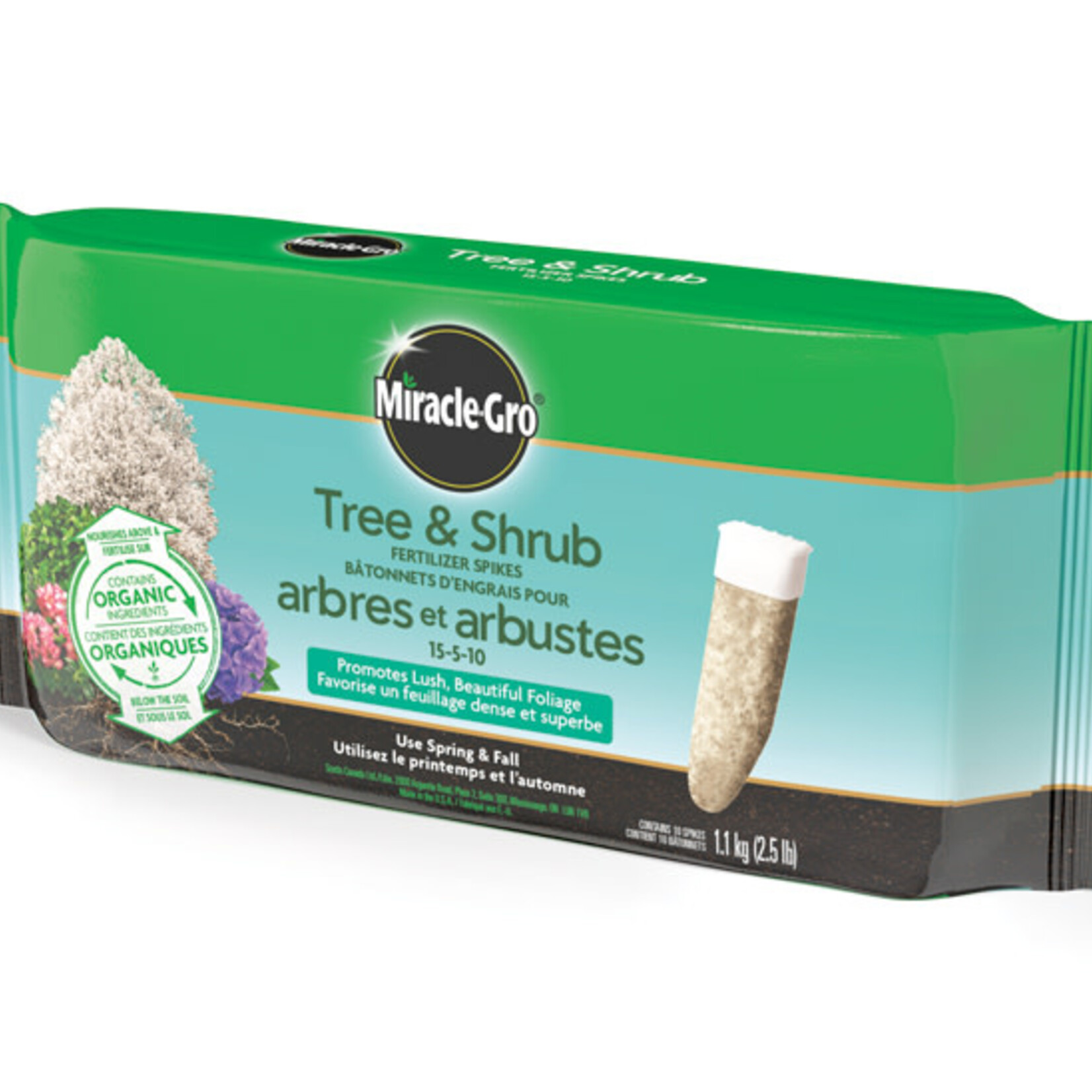Miracle Gro Miracle-Gro Tree & Shrub Fertilizer Spikes 15-5-10 1.13 kg