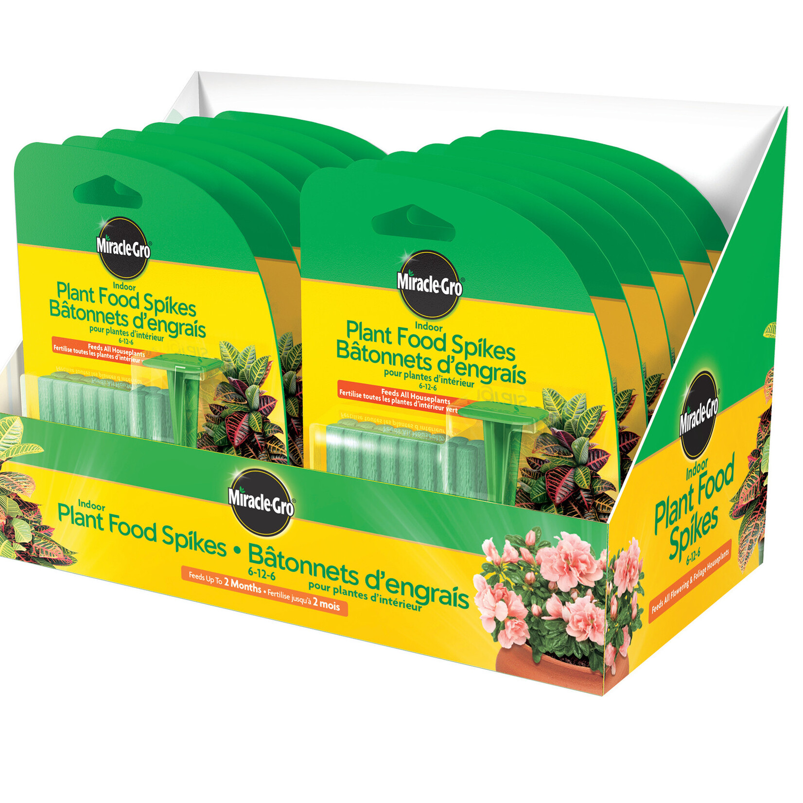 Miracle Gro Miracle-Gro Indoor Plant Food Spikes Tray  6-12-6   31g