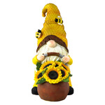 Sunflower Power Gnome 19x12.5x27.5 cm