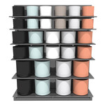 8" Mathers Black Planter