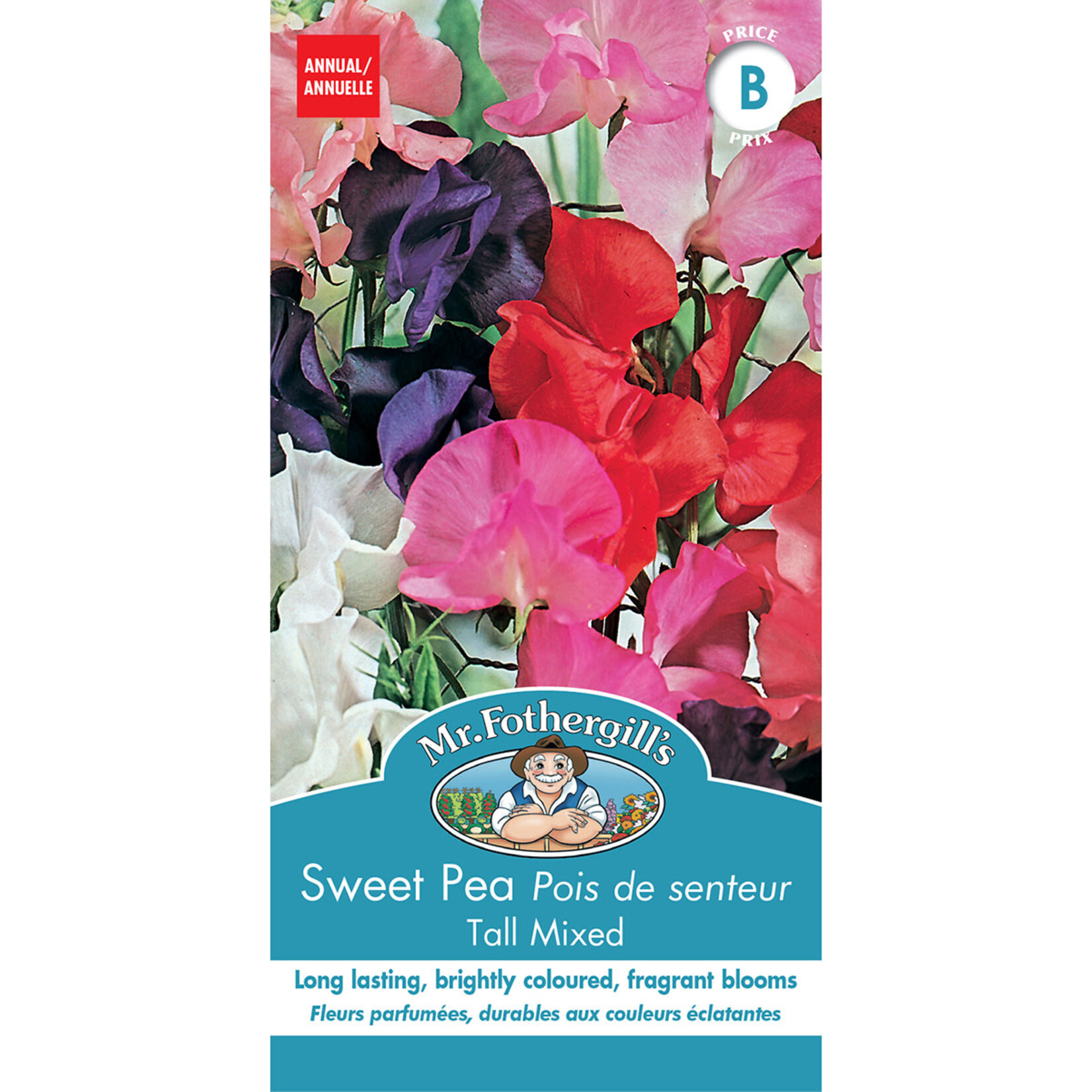 Mr. Fothergill's SWEET PEA Tall Mixed