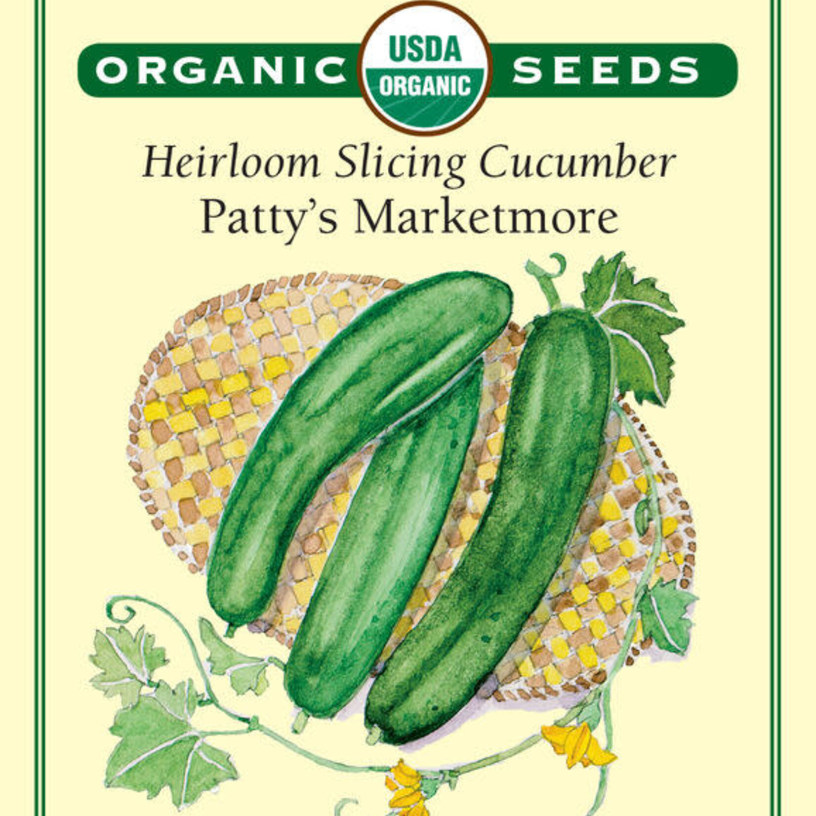 Cucumber - Cucumber Patty's Marketmore Organic