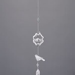 Mtl.Silver Bird Hanging Spinner